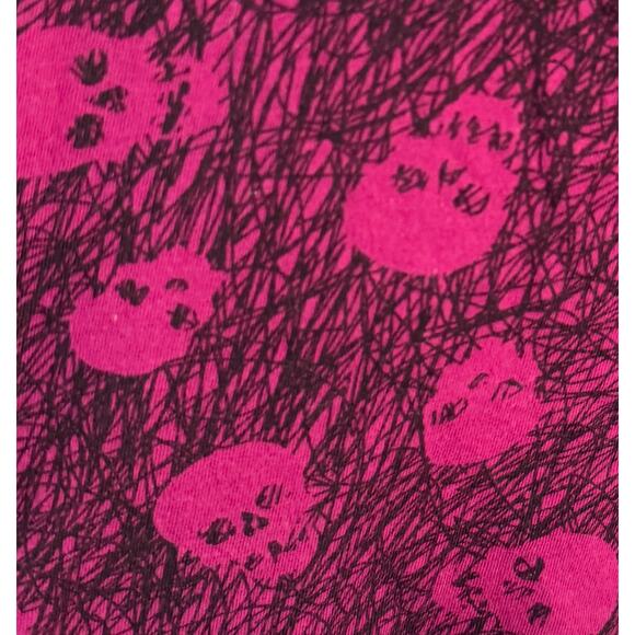 Y2K Emo/Scene Skull Print Strapless Mini Dress - Picture 4 of 9